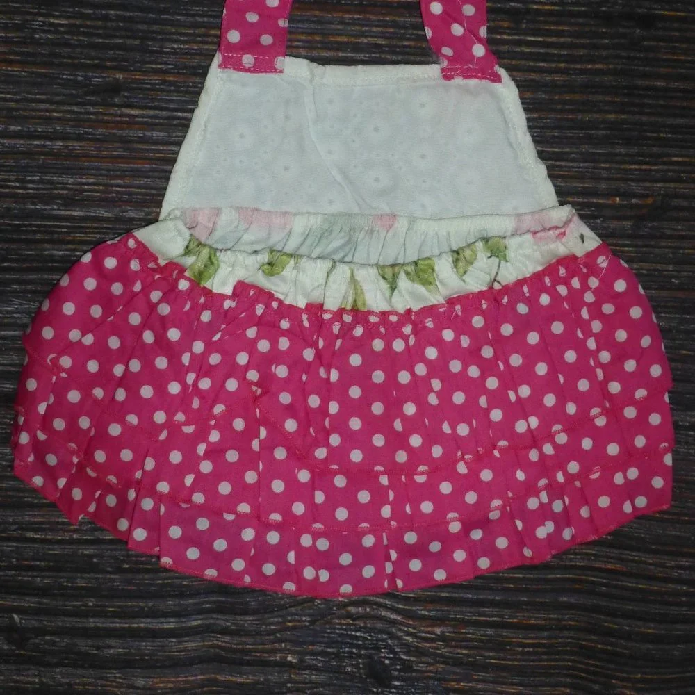 Baby Girls Floral Ruffle Romper & Headband Set